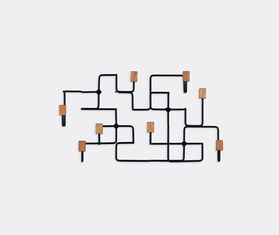 Gejst &lsquo;Underground&rsquo; coat rack, black BLACK GEJS23UND001MUL