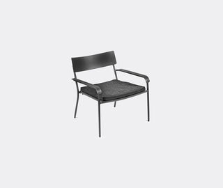 Serax 'August' lounge chair cushion, black BLACK SERA21COU276BLK
