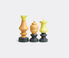 Nuove Forme 'Chess Queen', ocher and grey Multicolor NUFO22SCA434MUL