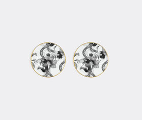 Simone Guidarelli Home 'Wing of Water' coaster, set of two, black and white MULTICOLOUR SIMO26SOU891MUL