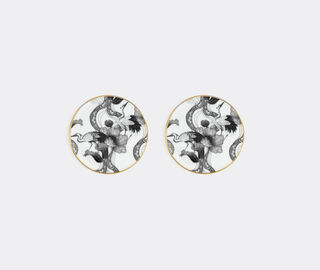 Simone Guidarelli Home 'Wing of Water' coaster, set of two, black and white MULTICOLOUR SIMO26SOU891MUL