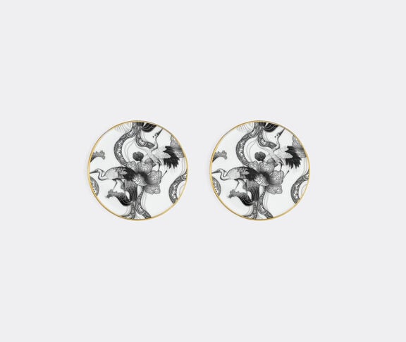 Simone Guidarelli Home 'Wing of Water' coaster, set of two, black and white undefined ${masterID}