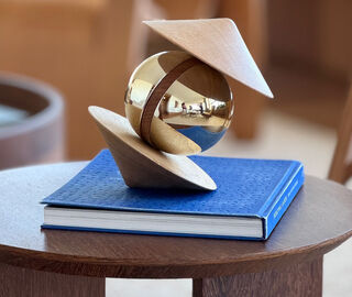 By Gabs 'Gira Gira' sculpture, gold GOLD GABS24GIR820GOL