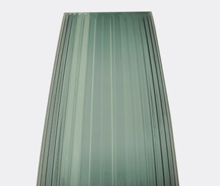 XLBoom 'Dim Stripe' vase, large, green GREEN XLBO25DIM049GRN