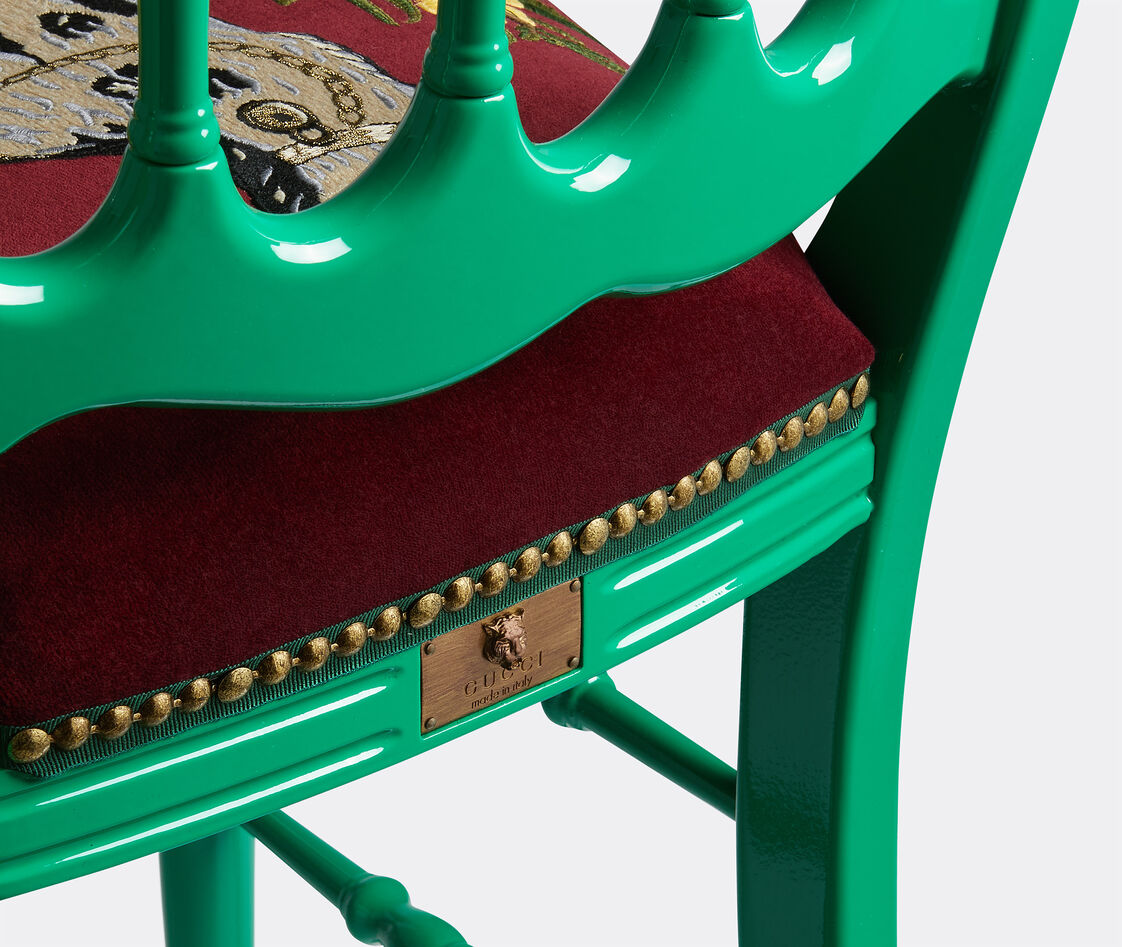 Shop Gucci Seating Emerald Multicolor Uni