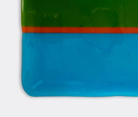 Les-Ottomans &#39;Murano&#39; tray, blue and green MULTICOLOUR OTTO22MUR172MUL