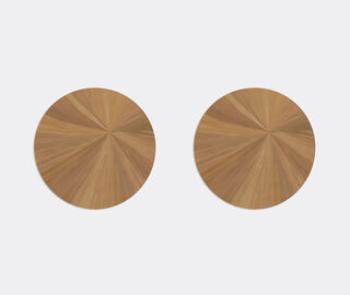 HestiaLiving 'Soleil' round tablemat, set of two, bronze BRONZE HELI25SOL399BRZ
