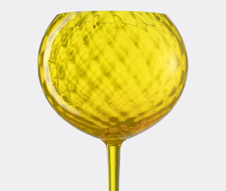 NasonMoretti 'Gigolo' red wine glass, balloton yellow YELLOW NAMO22GIG024YEL