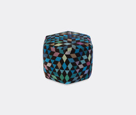 Golran 1898 &#39;Diamond&#39; medallion blue green tall pouf MULTICOLOUR GOLR15DIA733BLU