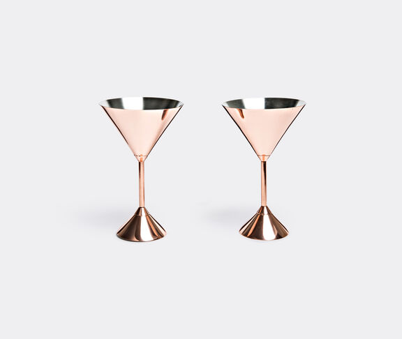 Tom Dixon 'Plum' martini glasses, set of two Copper ${masterID}