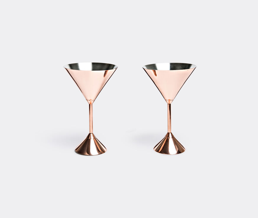 Tom Dixon 'Plum' martini glasses, set of two Copper TODI16PLU303BRW