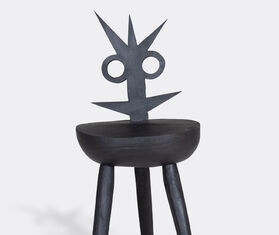 Pulpo &#39;Lumpy, Little Monster&#39; stool BLACK PULP23LIT184BLK