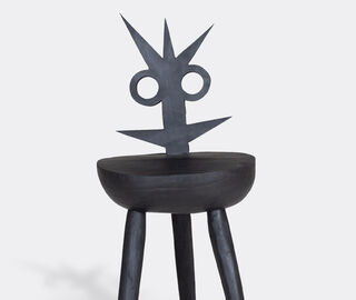 Pulpo 'Lumpy, Little Monster' stool BLACK PULP23LIT184BLK