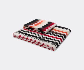 Missoni &#39;Best&#39; towel set, two pieces, red multicolor MULTICOLOUR MIHO25BES248RED