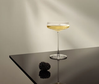 Nude 'Splash' champagne coupe, set of two, clear TRANSPARENT NUDE26SPL343TRA