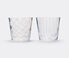 Hirota Glass 'Stripes' glass  HIRO16STR699WHI