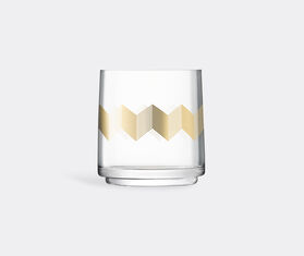 LSA International 'Chevron' lantern and vase GOLD LSAI20CHE668GOL