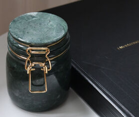 Editions Milano 'Miss Marble' jar, Guatemala GREEN EDIT20MIS552GRN