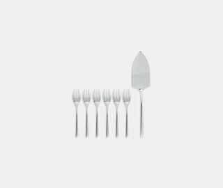 Sambonet 'Linear' cake set, set of seven SILVER SAMB22CUT863SIL
