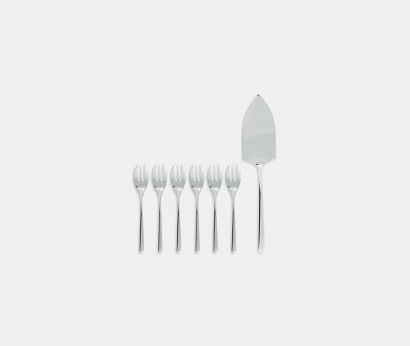 Sambonet Cutlery, Cake Set, 6 Forks And Server Silver ${masterID} 2