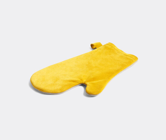 Hay 'Suede' oven glove, yellow