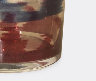 Les-Ottomans 'Ikat' glass set of four MULTICOLOUR OTTO20IKA597MUL