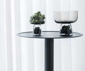 XLBoom 'Gusto Coupe' glass, large, gray GREY XLBO26GUS664GRY