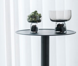 XLBoom 'Gusto Coupe' glass, large, gray GREY XLBO26GUS664GRY