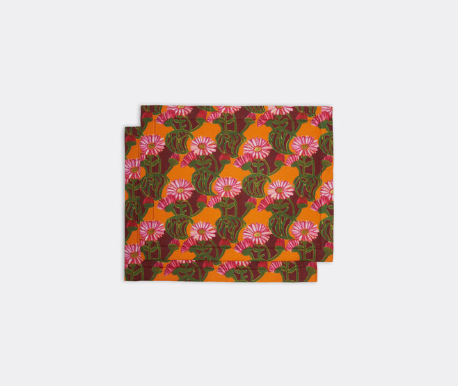 La DoubleJ 'Como Gerber' tablemat, set of two MULTICOLOUR LADJ23TAB972MUL