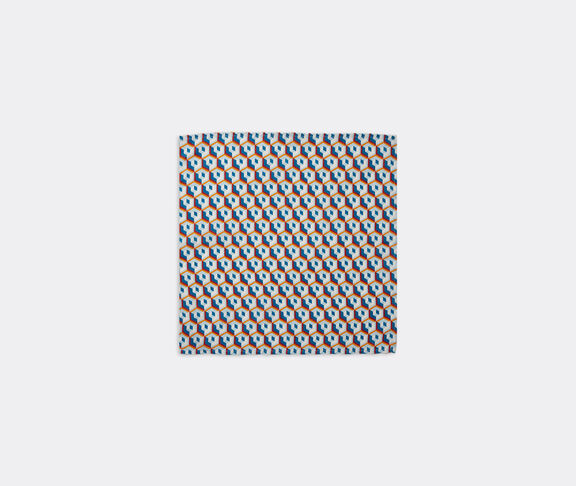 La DoubleJ 'Cubi Blu' large napkins, set of two MULTICOLOUR LADJ22LAR351MUL