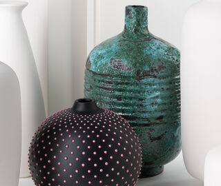 Nuove Forme Engraved vase BLUE NUFO20VAS661BLU