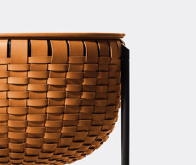 Poltrona Frau &#39;Cestlavie&#39; table with storage, small LIGHT BROWN POFR20CES215BRW