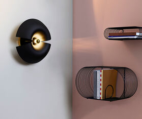 AYTM &#39;Curva&#39; shelf, black BLACK AYTM21CUR547BLK