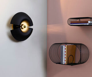 AYTM 'Curva' shelf, black BLACK AYTM21CUR547BLK