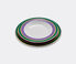 La DoubleJ 'Rainbow' soup and dinner plate set , violet multicolor LADJ23SOU233PUR