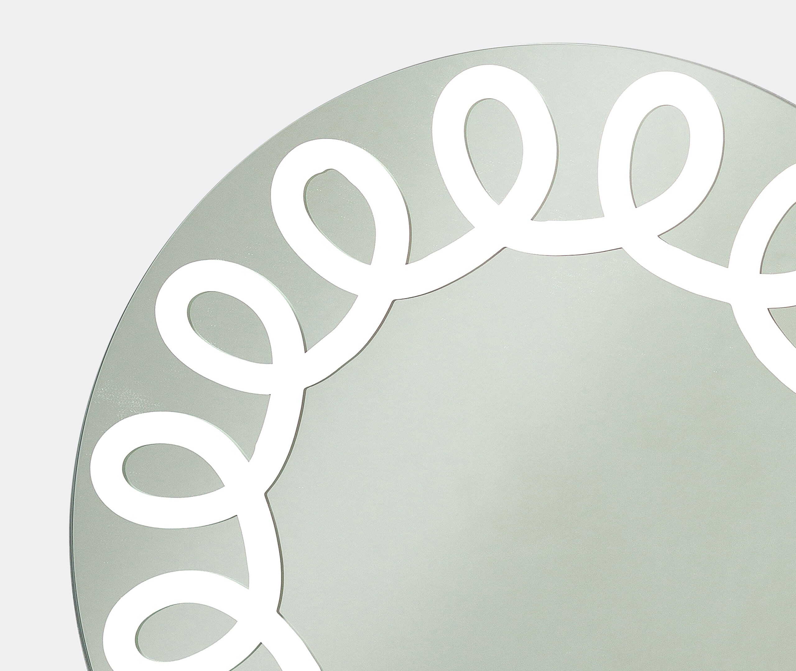 Brick 99' mirror, white by Gervasoni 1882 | Mirrors And Clocks