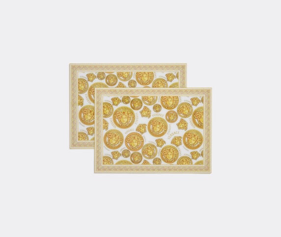 Versace 'Medusa Amplified' placemat, set of two, white