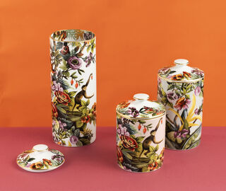 Simone Guidarelli Home 'Jungle' lidded vase, multicolor MULTICOLOUR SIMO26JUN782MUL