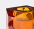 Reflections Copenhagen 'Ophelia' tealight holder, amber amber, black REFL20OPH082BRW