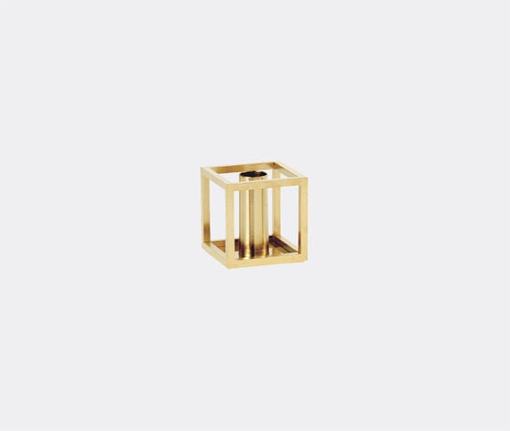 by Lassen 'Kubus 1' candleholder, gold plated