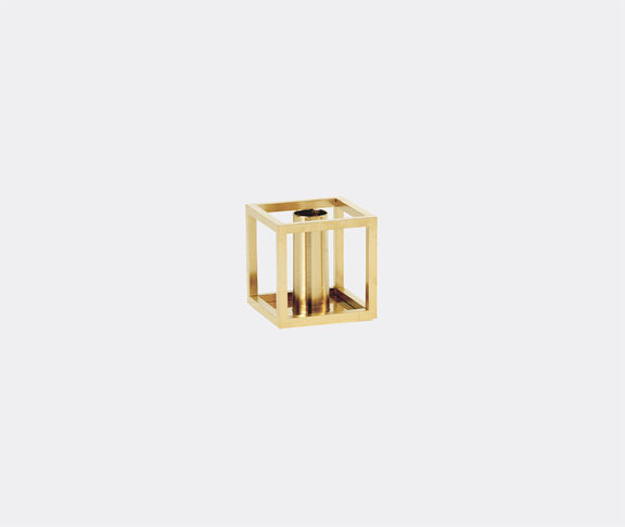 by Lassen 'Kubus 1' candleholder, gold plated Gold ${masterID}