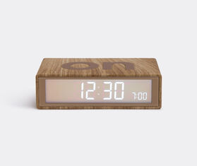 Lexon 'Flip Clock 2' alarm clock LIGHT BROWN LEXO18FLI218BRW