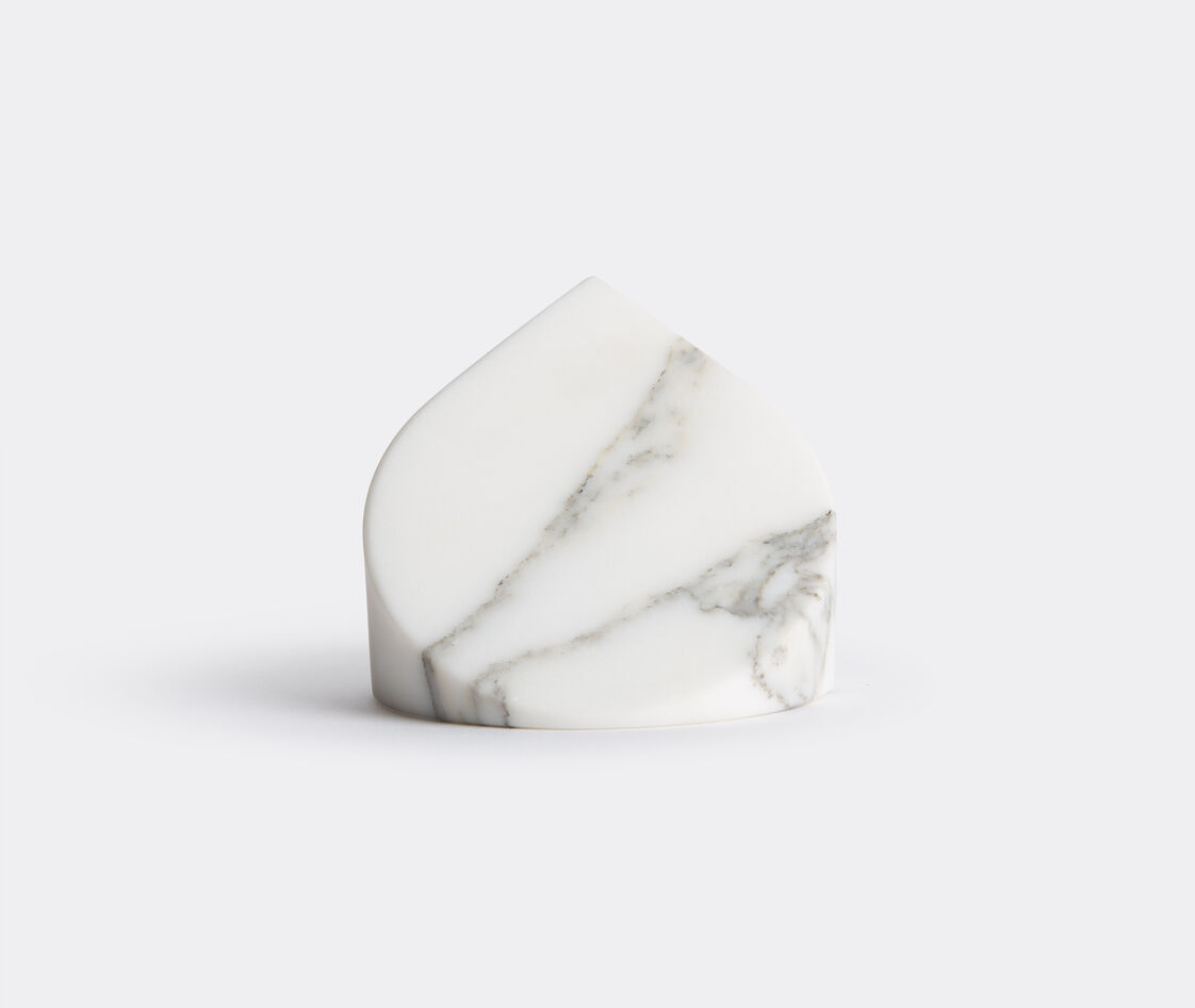 Salvatori 'paperweight A' In White Bianco Statuario Marble