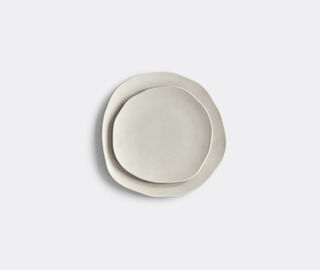 101 Copenhagen 'Native' dinner and dessert plate, set of eight, birch MULTICOLOUR COPH24NAT956BEI