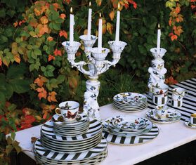 Vista Alegre 'Sol y Sombra' milk jug MULTICOLOUR VIAL20LAT031BLK