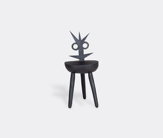 Pulpo 'Lumpy, Little Monster' stool BLACK PULP23LIT184BLK