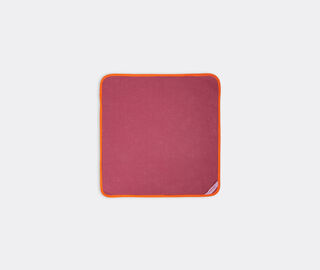 La DoubleJ 'Rainbow Raspberry' large napkin, set of two MULTICOLOUR LADJ23LAR420PUR