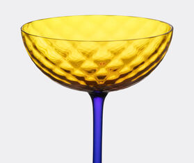 Dolce&amp;Gabbana Casa 'Carretto Siciliano' champagne glass, yellow and red YELLOW DGCA22HAN727MUL