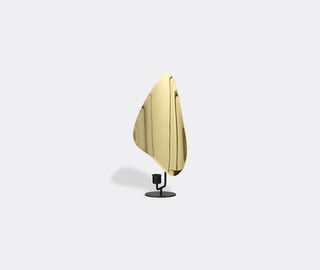 Audo Copenhagen 'Flambeau' candleholder, black and polished brass, tall BLACK MENU22FLA687BLK