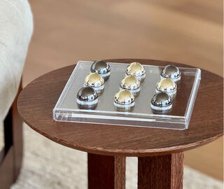 By Gabs 'Ice' tic tac toe set, clear TRANSPARENT GABS24TIC714TRA